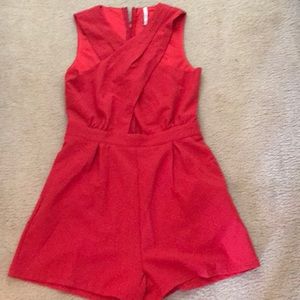 Red romper small